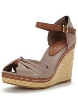 Tommy Hilfiger Elena Wedge Sandal - Fungi